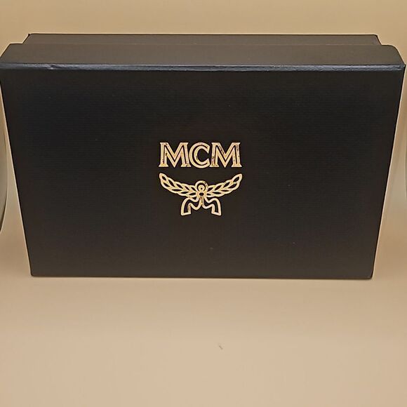 MCM Iphone 12 Pro case w/ gold chain handle . Dust bag and Card w/ box. - Picture 3 of 3